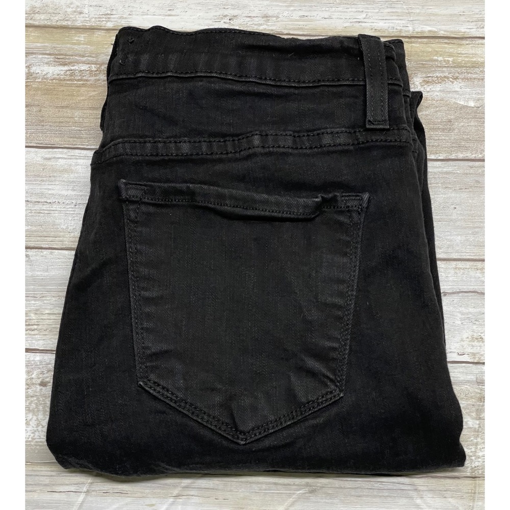 Judy Blue LA Black Denim Skinny Jeans Size 11/30 High Rise Slimming Stretch